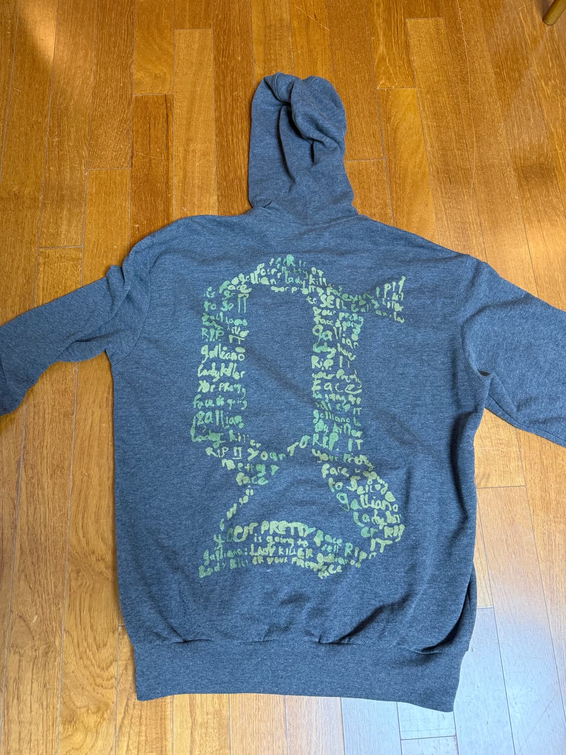 존갈리아노 그레이 후드집업 상품이미지6