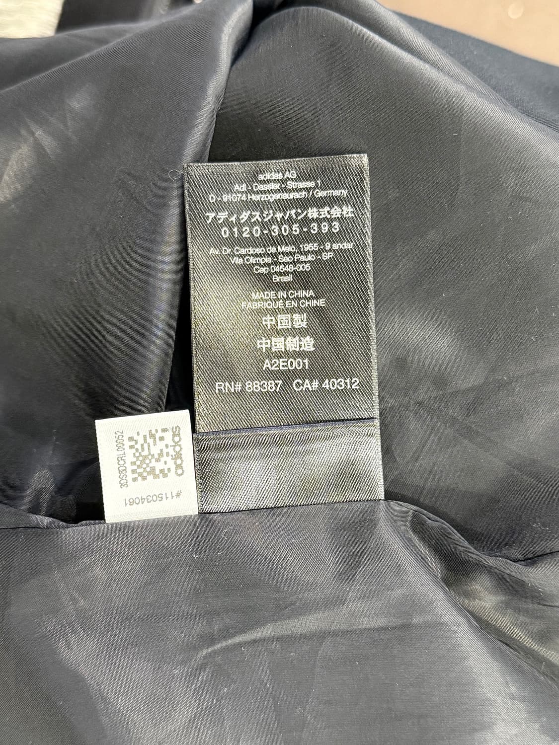 y-3 블랙 크로스 지퍼 개버딘 울 롱 자켓 상품이미지8