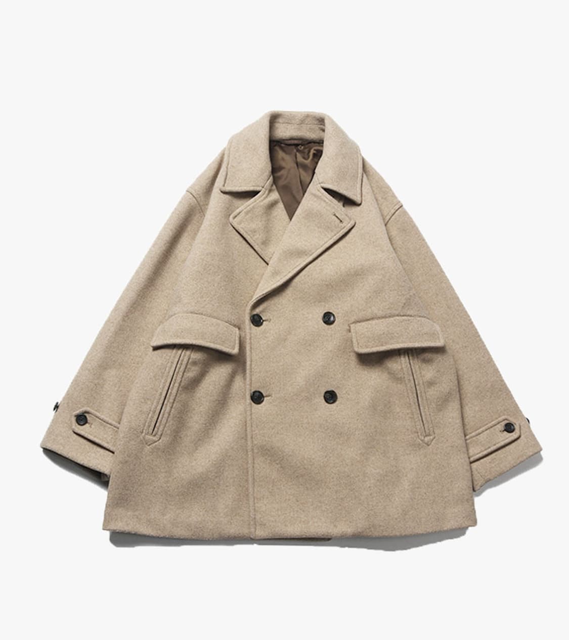 BEAMS - LOOSE WIDE PEA COAT 상품이미지3