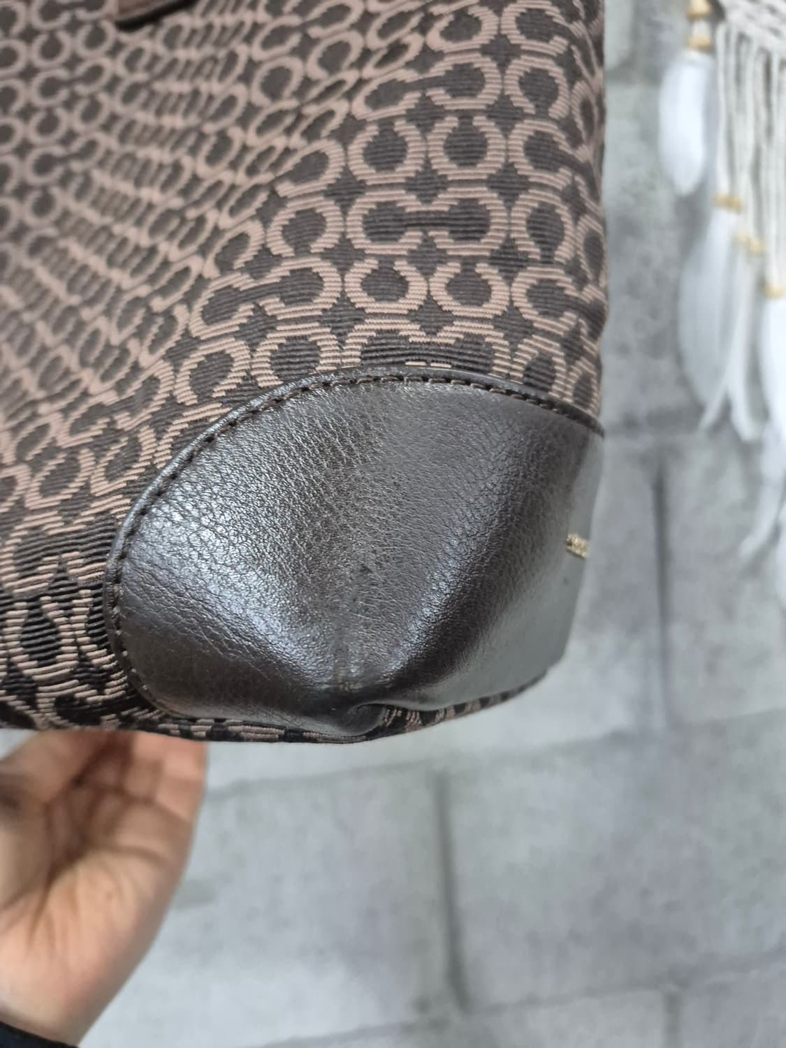 메디슨 니들포인트 옵아트 토트백(쇼퍼백) 상품이미지5