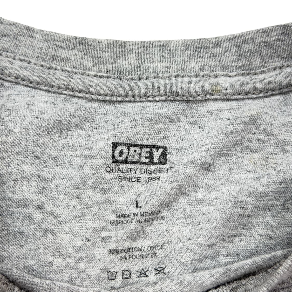 오베이 빈티지 토끼 반팔 그레이 L 상품이미지4