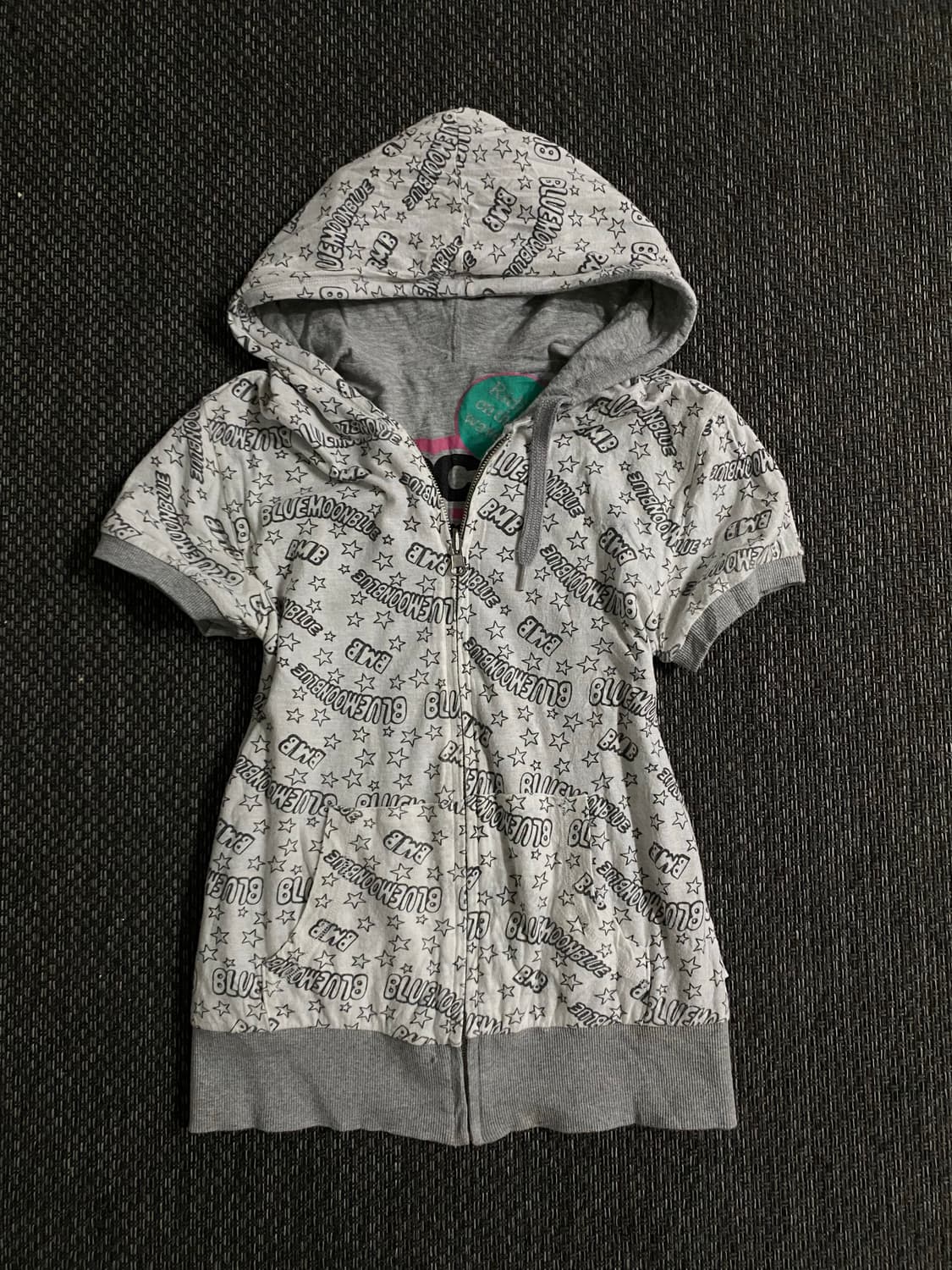 Kitsch&Y2K Mood Reversible 1/2 hoodie  상품이미지8