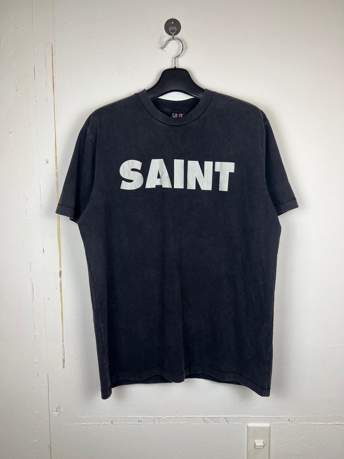 세인트 미카엘 블랙 로고 티셔츠 XL 상품이미지1