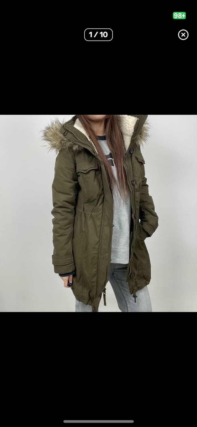 아베크롬비 야상 카키 자켓 상품이미지1