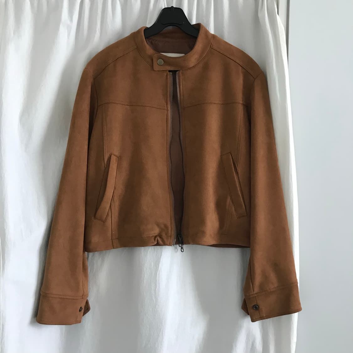 스웨이드 바이커 자켓 상품이미지2