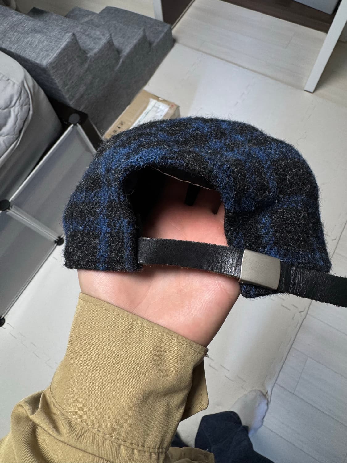 일본 노스페이스 퍼플라벨 해리스트위드 모자 상품이미지2