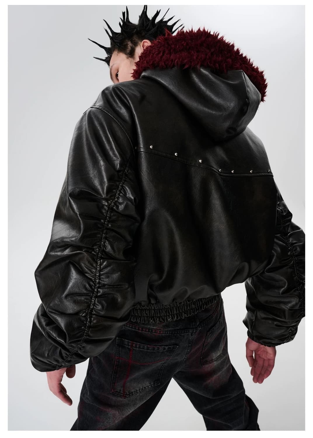 Armored Embroidery Stud Bomber 상품이미지5