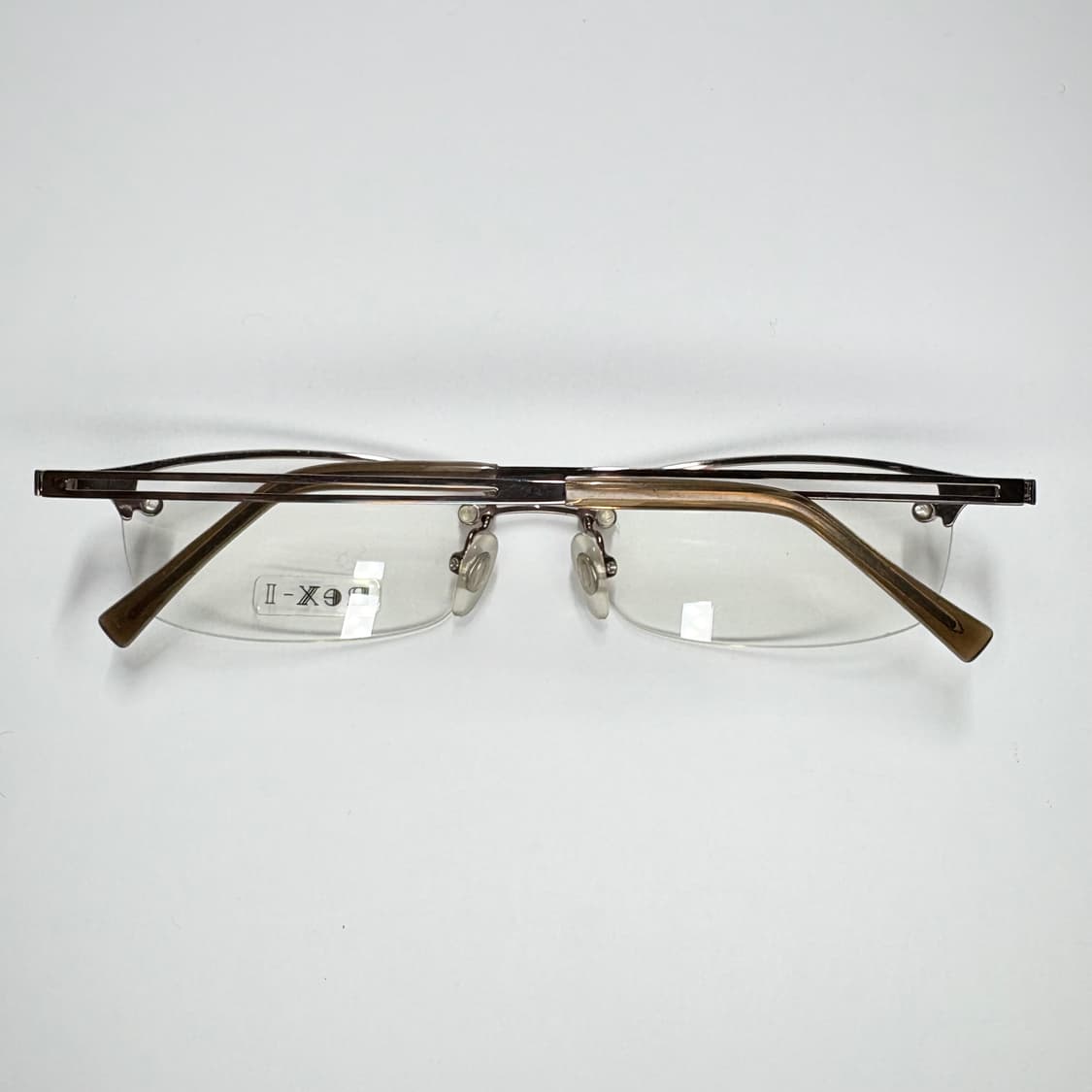 빈티지 긱시크 안경 y2k [렉스-2(ReX-2) 하프림 무드 안경] 상품이미지4