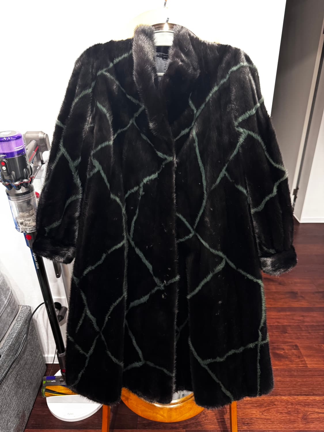 사가로얄 롱 밍크코트 상품이미지2