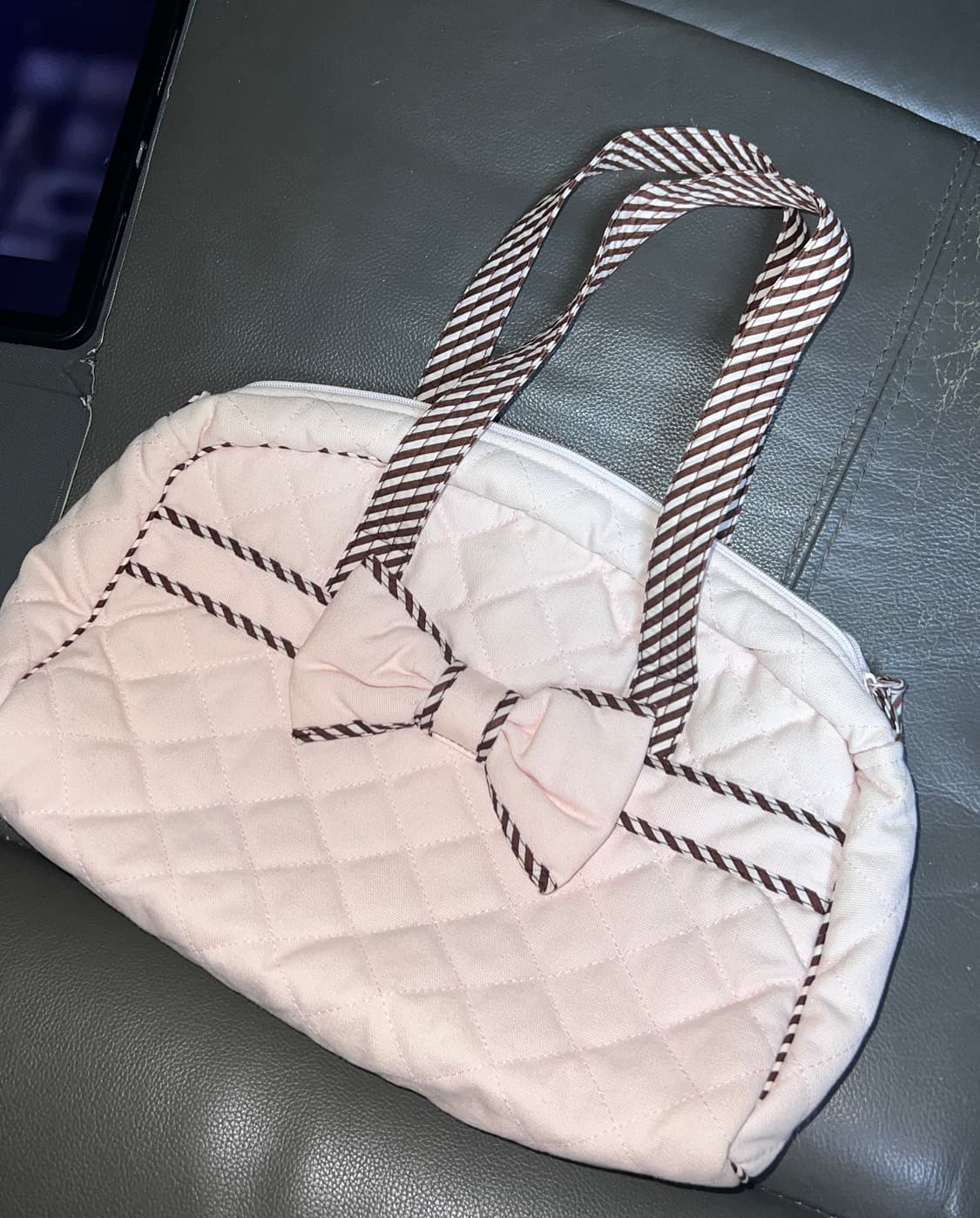 나라야 핑크 초코 리본 백 가방 히메갸루 라떼갸루 상품이미지2