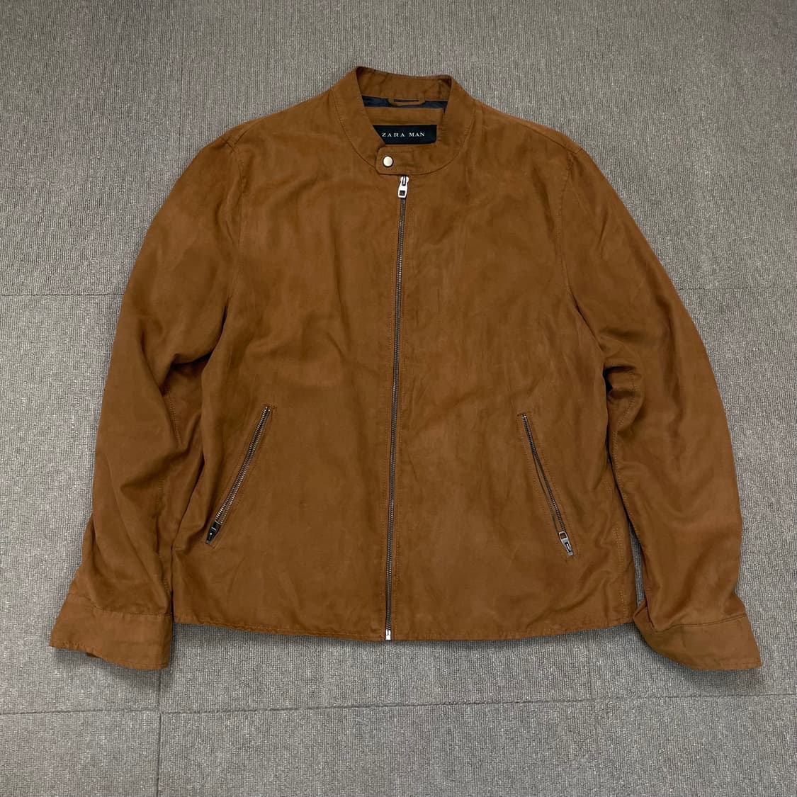 zara 자라 스웨이드 블루종 자켓 XL 상품이미지1