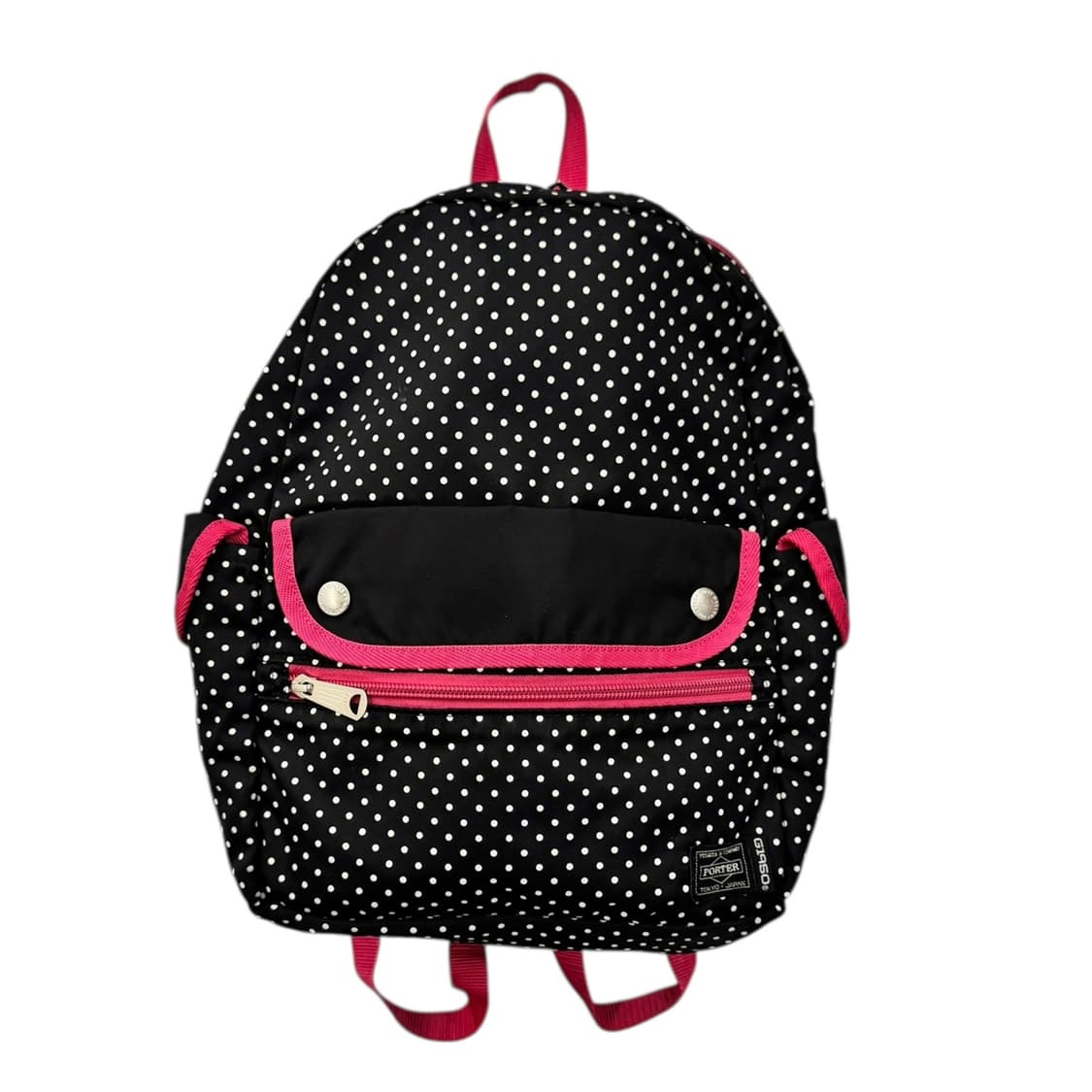 포터 x G1950 도트 데이팩 백팩 블랙/핑크 상품이미지1