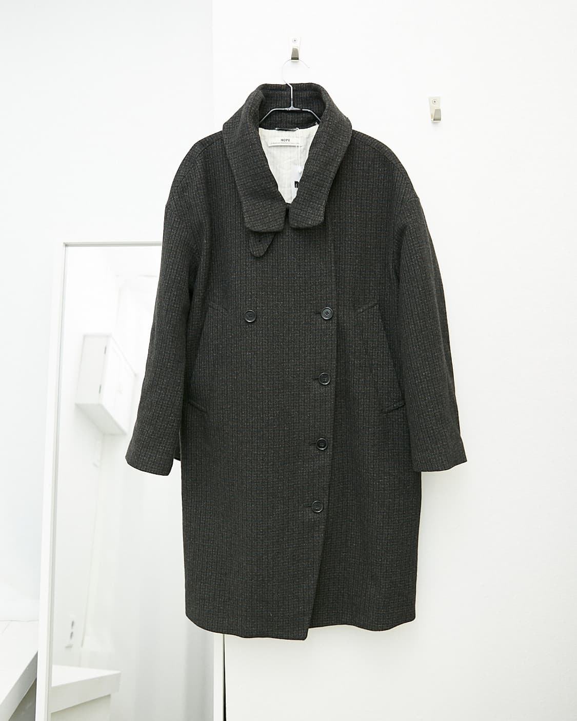 Check Patten Double Coat 상품이미지2