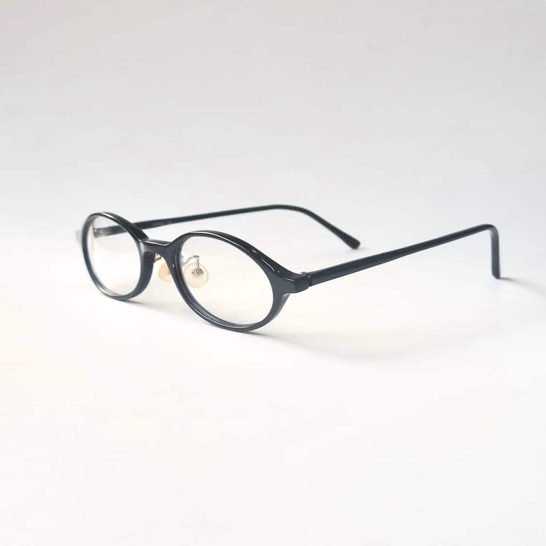 데드스탁 오벌 블랙 코받침있는 뿔테 1408 상품이미지4