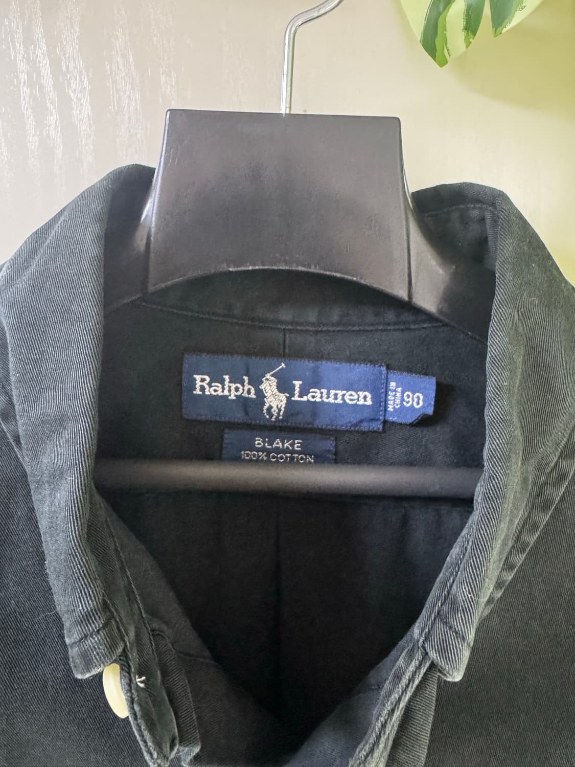 랄프로렌 블랙 셔츠 블레이크핏 100 상품이미지3