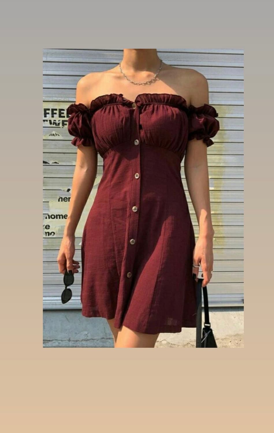 핀터레스트 버건디 오프숄더 원피스 (브랜디멜빌st 로판여주르네상스페어리) 상품이미지1