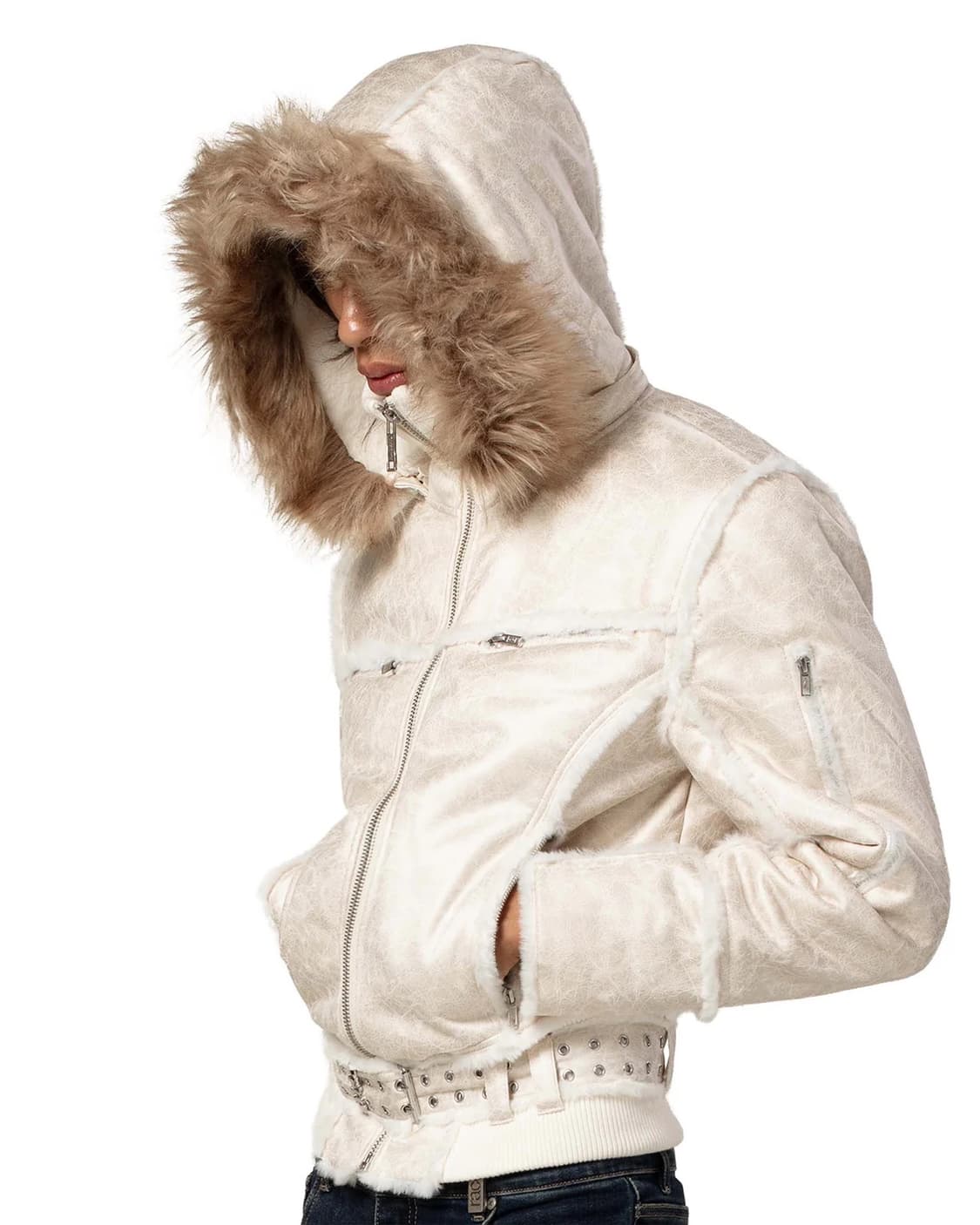 Racer worldwide snow sheepskin jacket m 상품이미지1