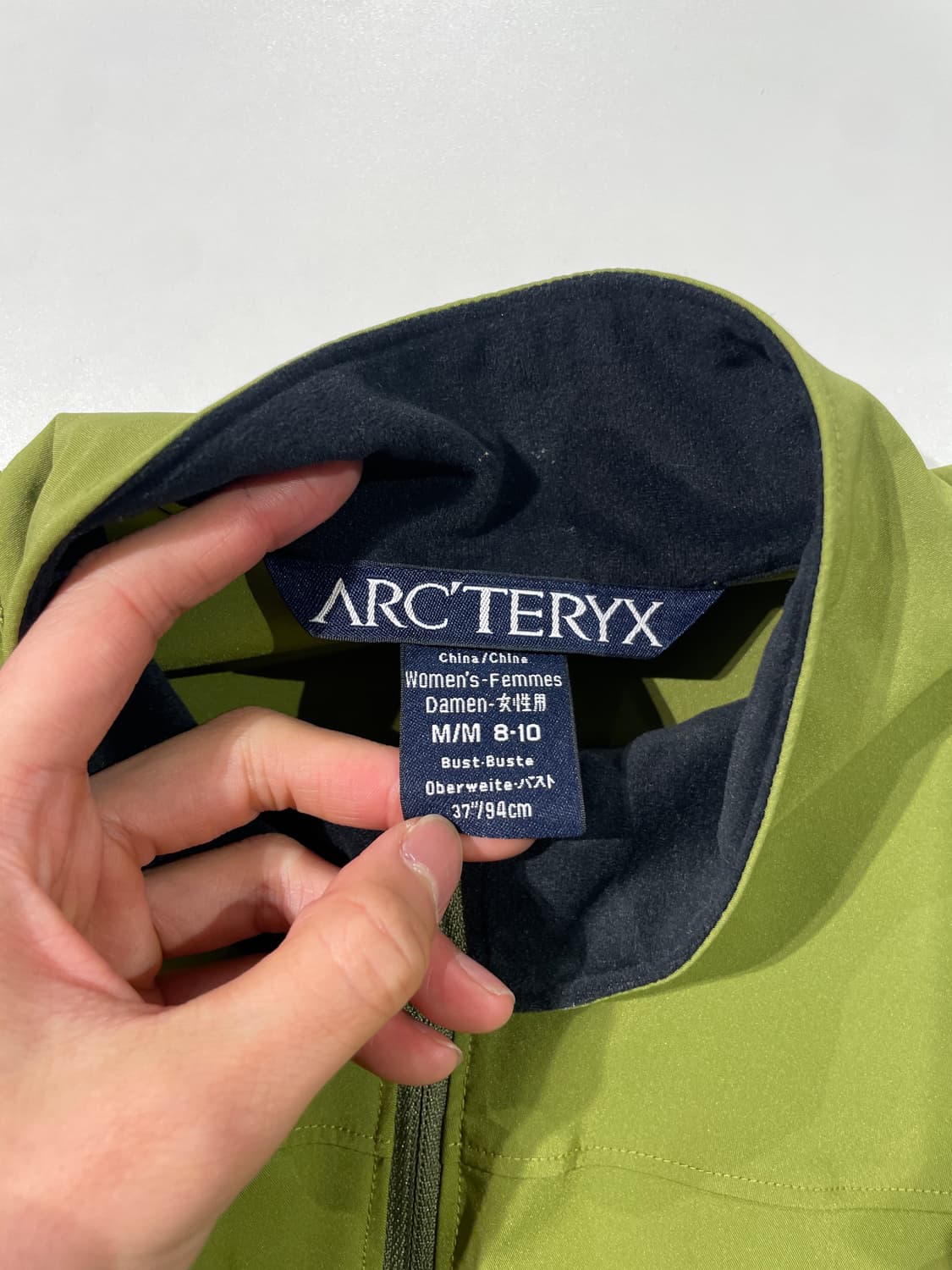 아크테릭스 우먼 그린 쿼터 집 스판덱스 자켓 상품이미지7