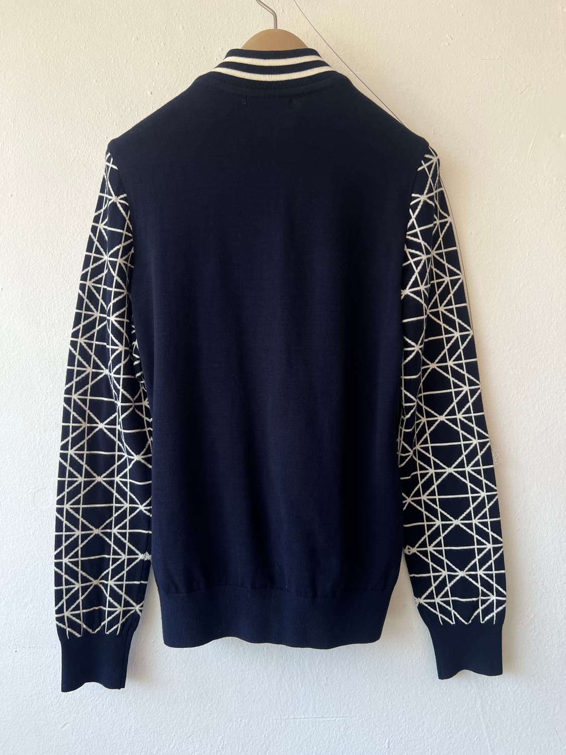 빈폴골프 여성 네이비 골프니트점퍼 집업점퍼 상품이미지3