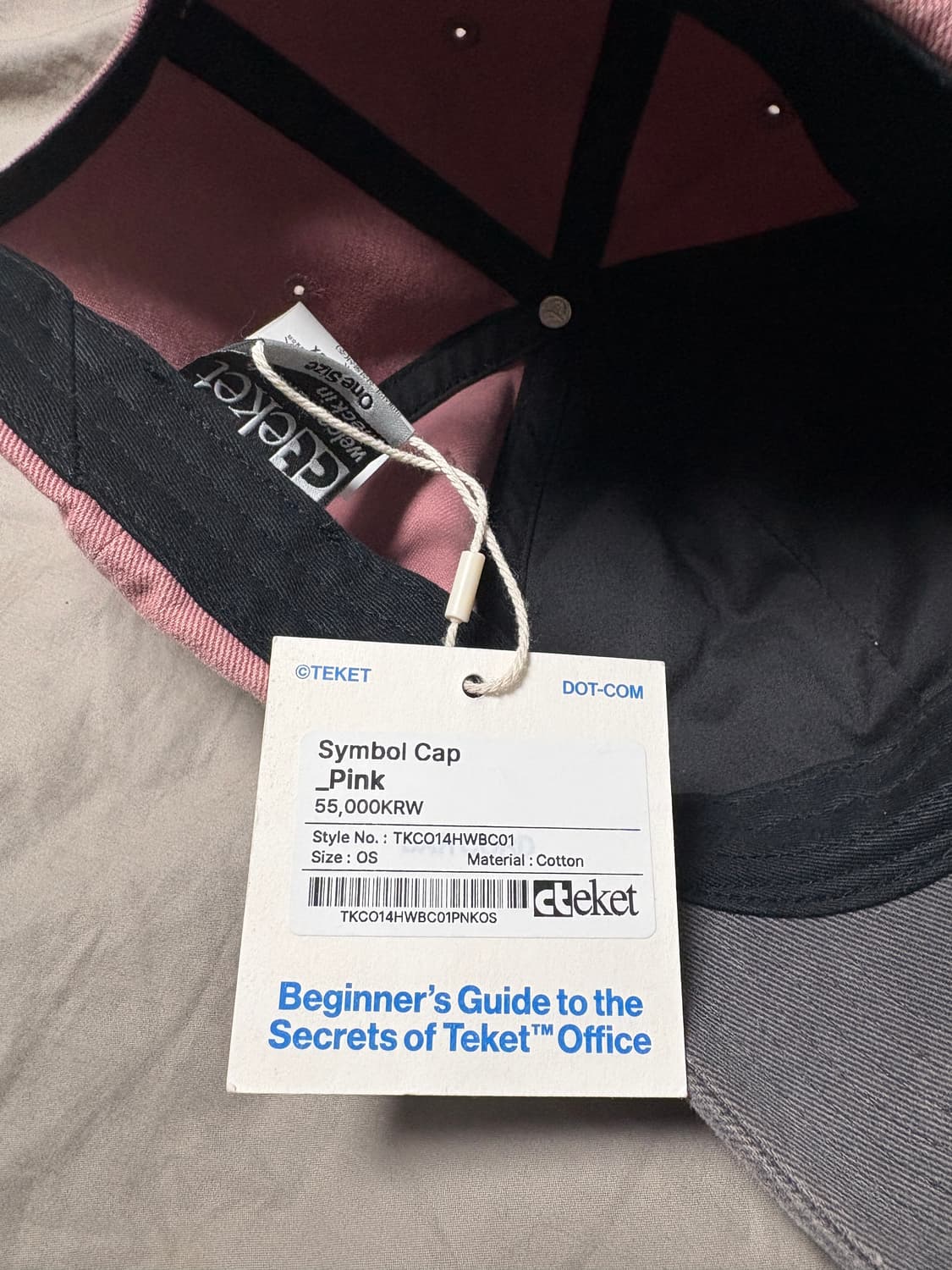 (새상품) 테켓 모자 상품이미지2