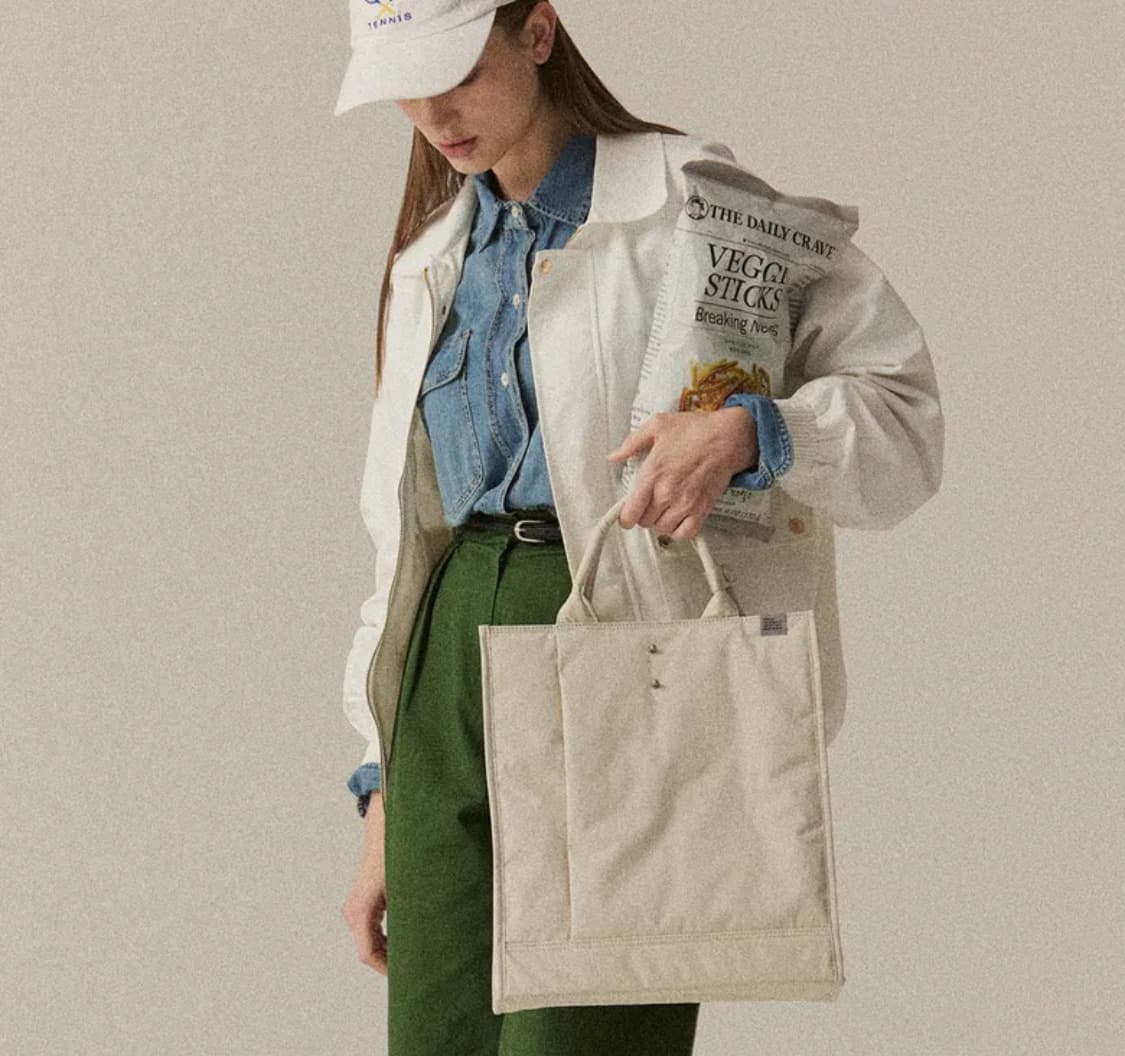 (새상품) 스위치 토트백TOTE BRIEF 002 M Cream 상품이미지8