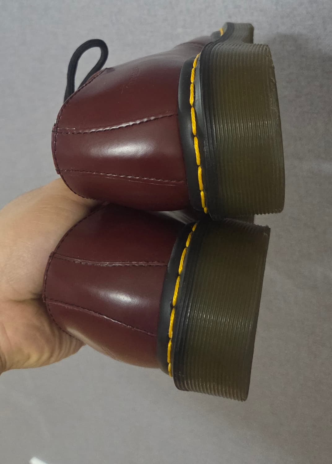 UK3 220 닥터마틴 3홀 1461 스무스 체리레드 상품이미지5