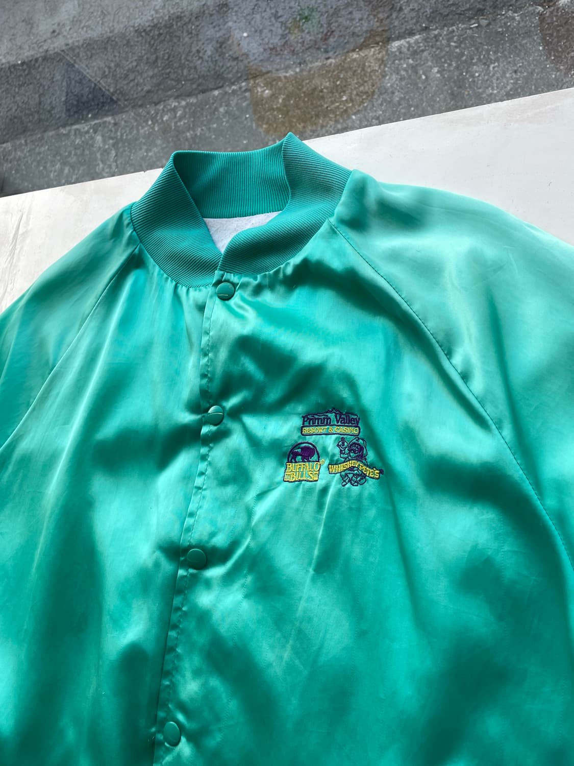 90’s USA Casino Satin jacket (빈티지 새틴 자켓) 상품이미지7