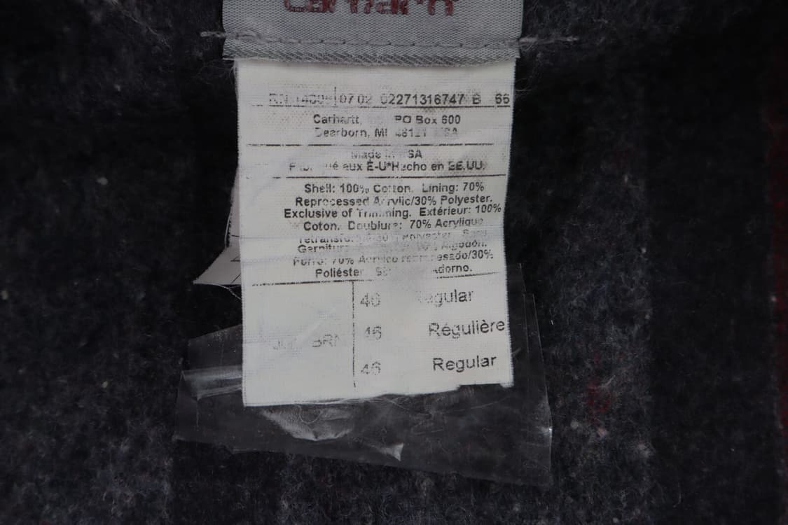 칼하트 J01 디트로이트 커스텀 자켓 브라운 상품이미지7