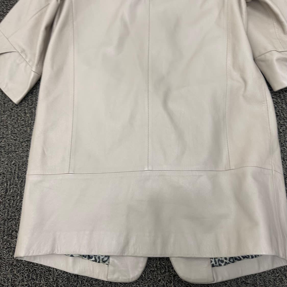 anivee Femme 여성 양가죽 반팔 가죽 롱코트 66사이즈 상품이미지6