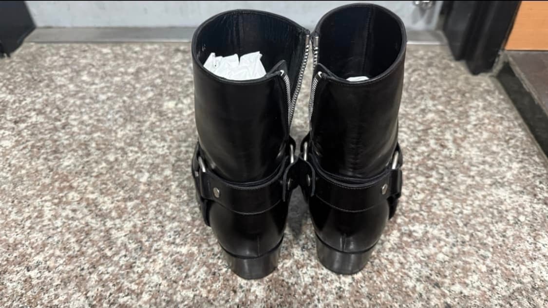 생로랑 13fw 에디슬리먼 바이시클 하네스 부츠 상품이미지7