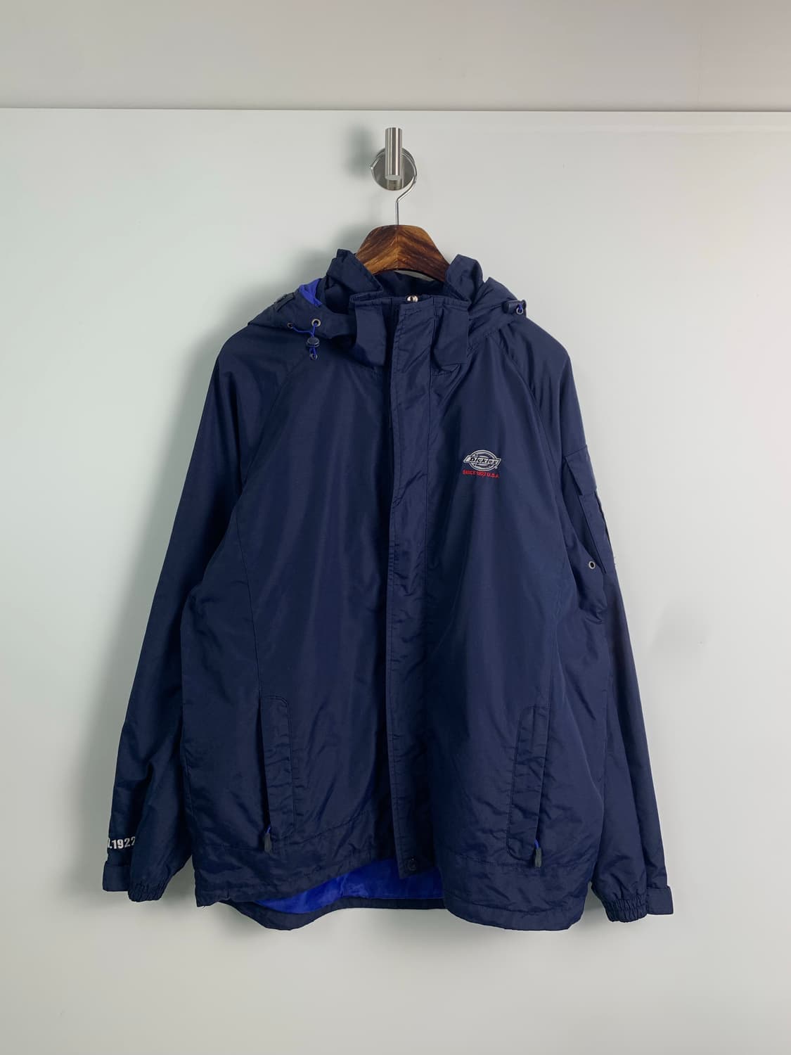 디키즈 자수로고 네이비 바람막이 자켓 상품이미지2