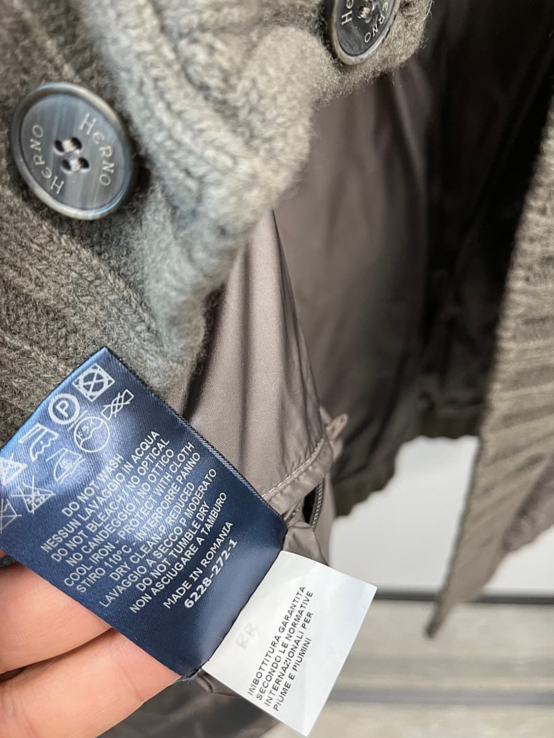 95-100) 에르노 다운 버튼 가디건  상품이미지10