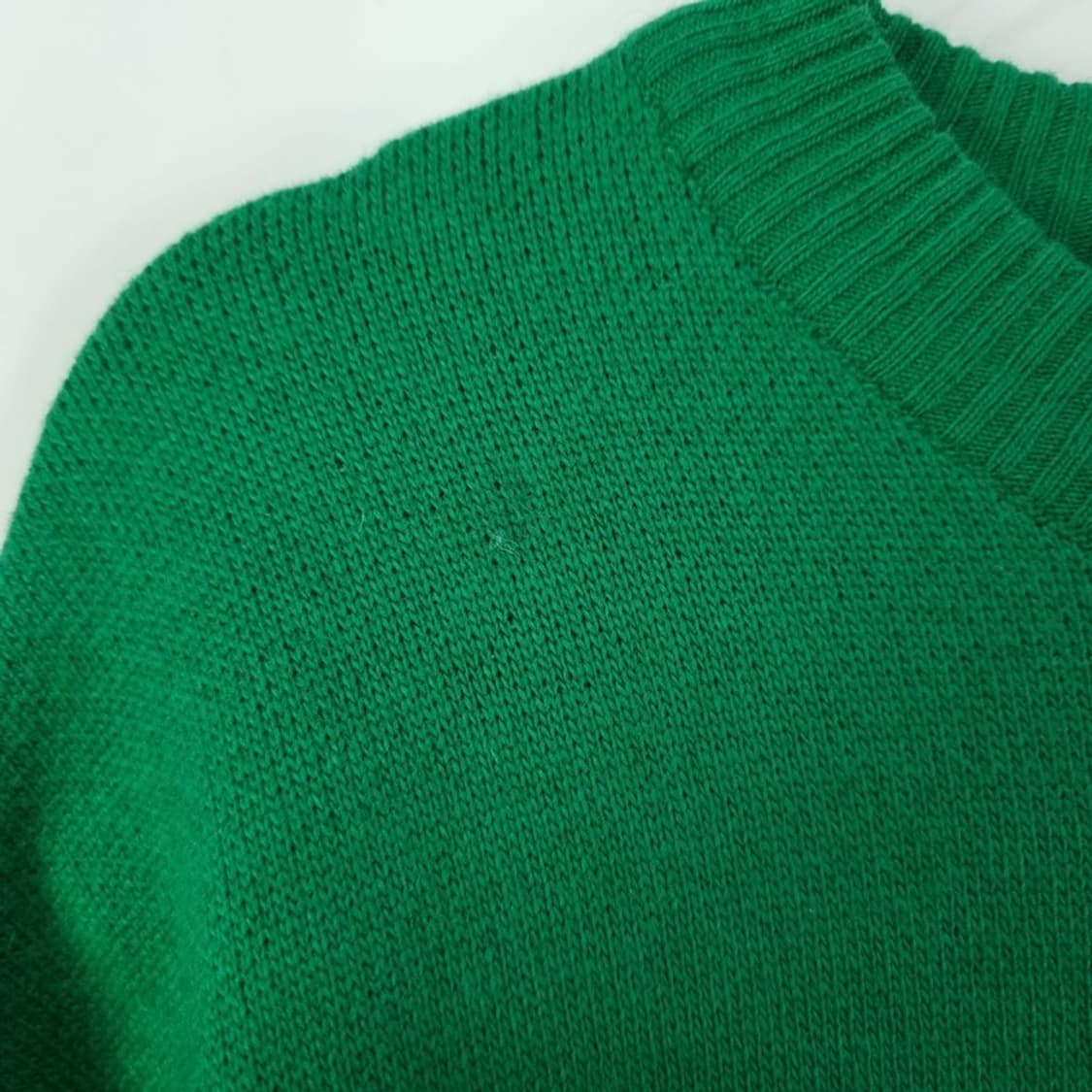 [커버낫] 빅로고 아치로고 오버핏 니트 그린 M18466 상품이미지9