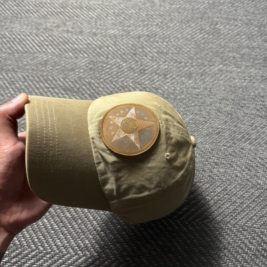 00s 랄프로렌 폴로진스 밀리터리 베이지 볼캡 모자 상품이미지1