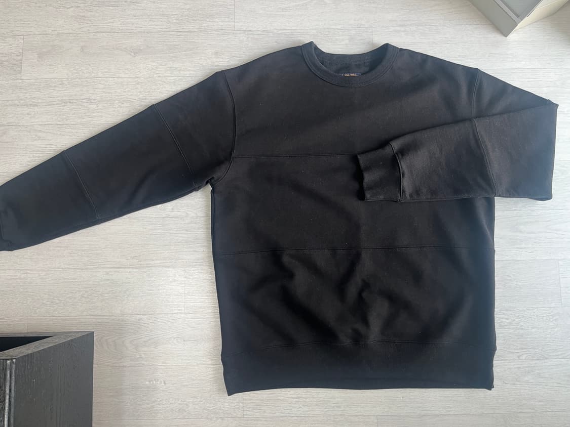 엘가노벰버 스웻셔츠 헤비웨이트 맨투맨 (블랙) 상품이미지1