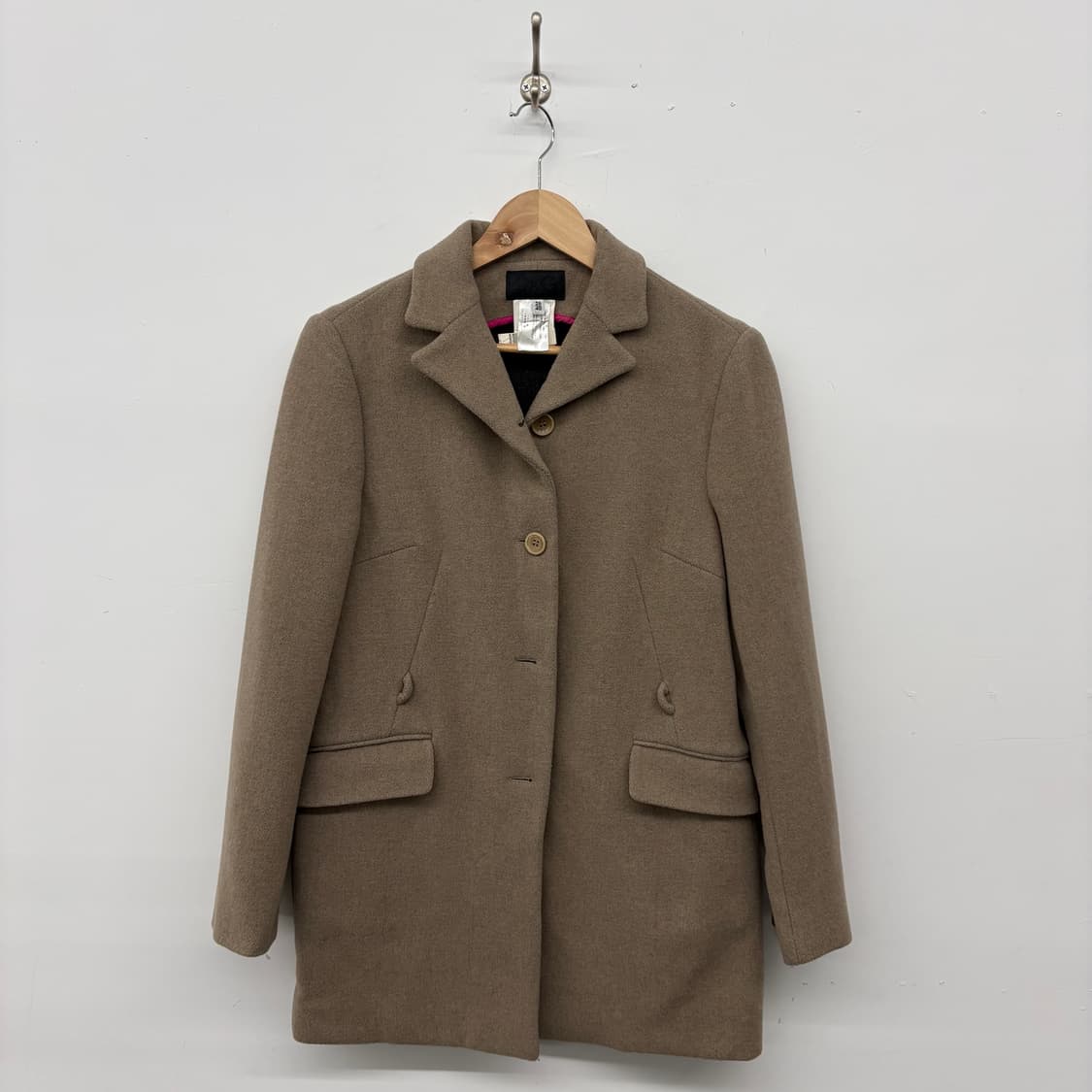 D&G 빈티지 모직 코트 브라운 여/S 상품이미지1