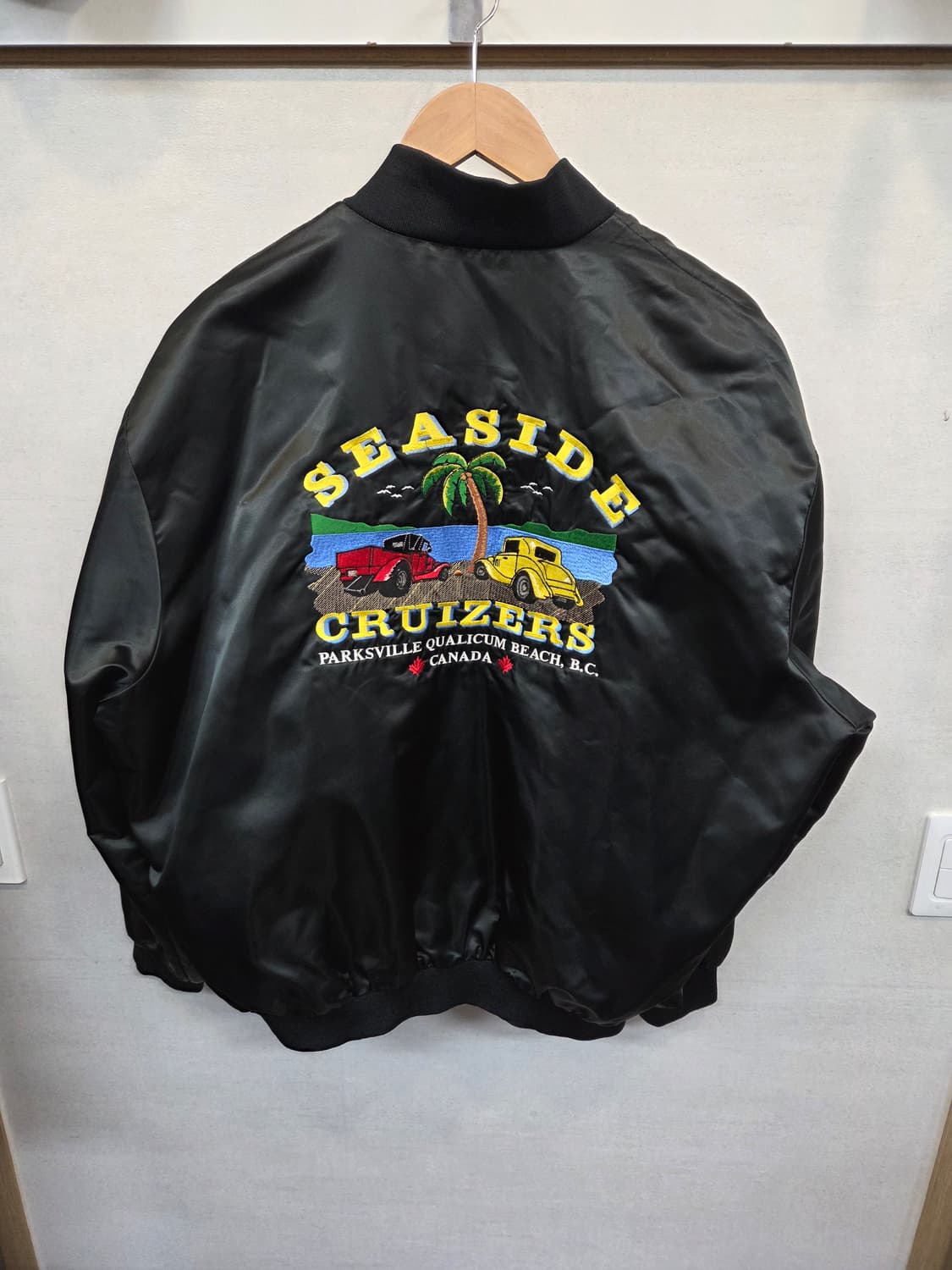 캐나다 스포츠웨어 빈티지 90s 자수로고 봄버 자켓 xl 상품이미지2