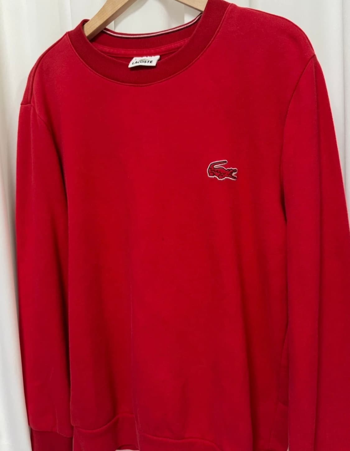 라코스테 레드 맨투맨 상품이미지4