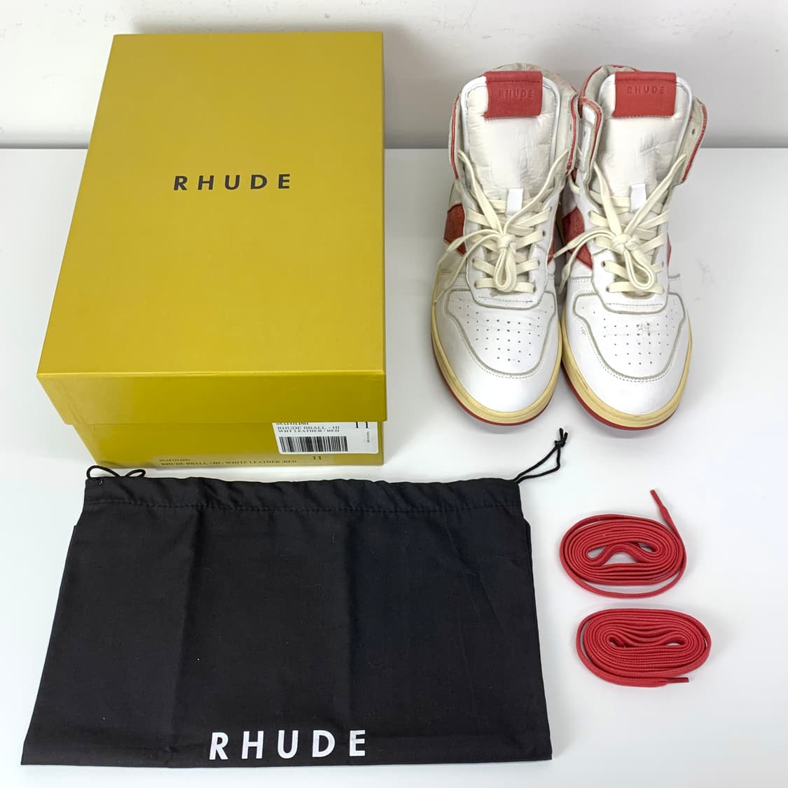 rhude 루드 bball hi 하이탑 스니커즈 상품이미지10
