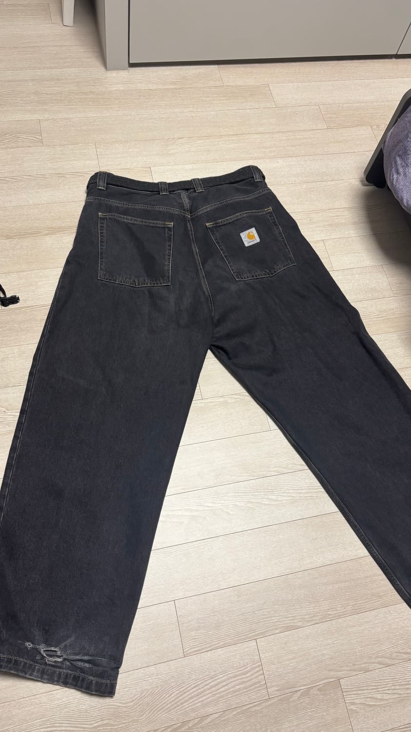 칼하트 브랜든 스톤 워시드 데님 팬츠 L 상품이미지3