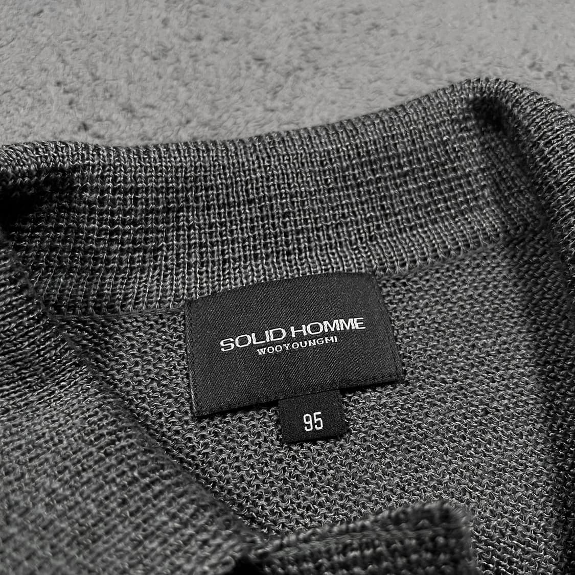 Solid Homme 솔리드옴므 린넨 니트 가디건  상품이미지4