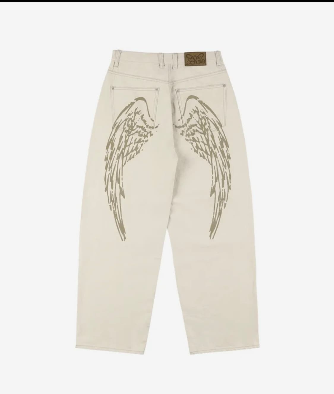 팬시클럽 엔젤 빈티지 워싱 핀턱팬츠 아이보리 상품이미지2