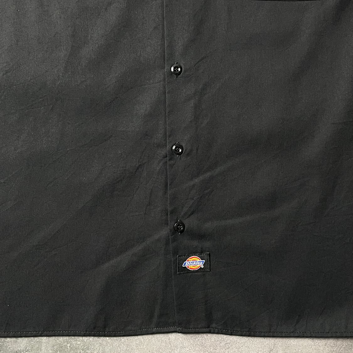 DICKIES 디키즈 블랙 플랩포켓 반팔 워크셔츠 A01108 상품이미지4