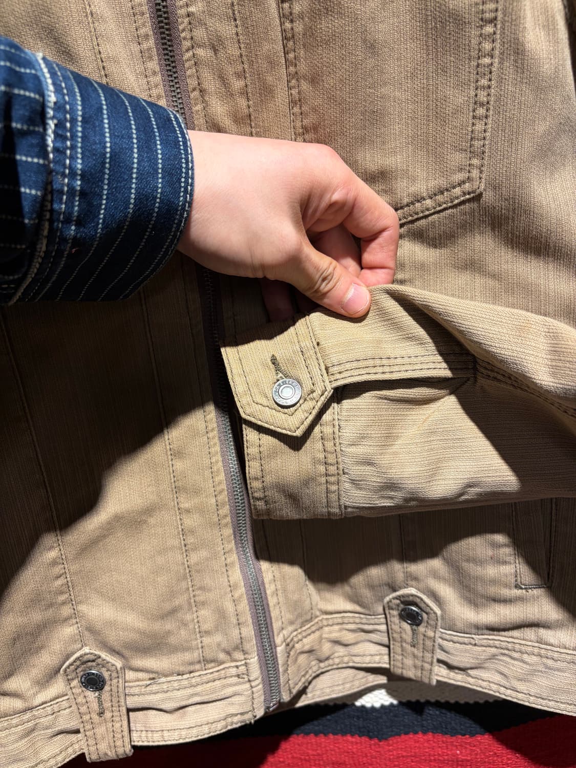 Windbreaker biker jacket / 클래식 바이커 라이더 상품이미지5