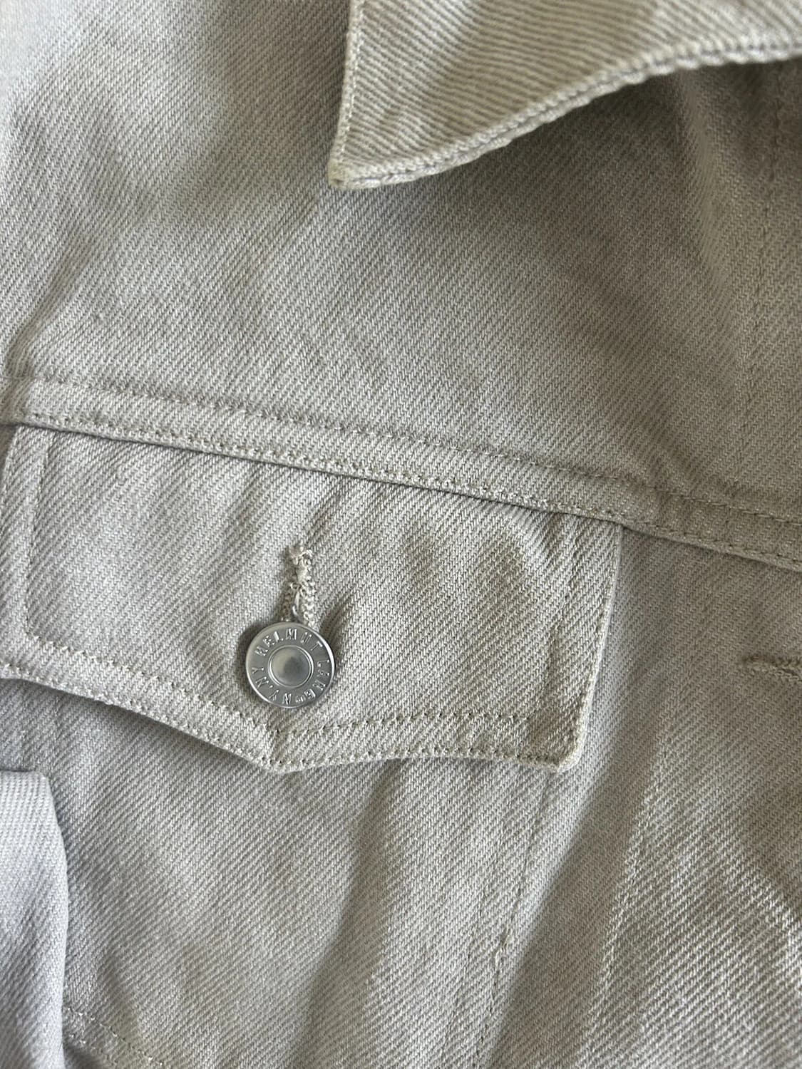 헬무트 랭 베이지 로우 데님 재킷 상품이미지3