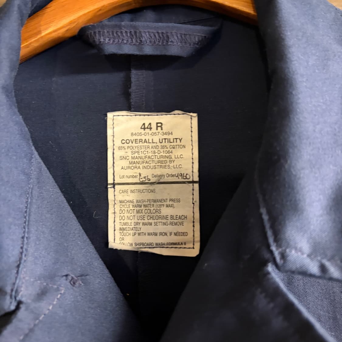 미군 오리지널 커버올 44R Size (105) 상품이미지5