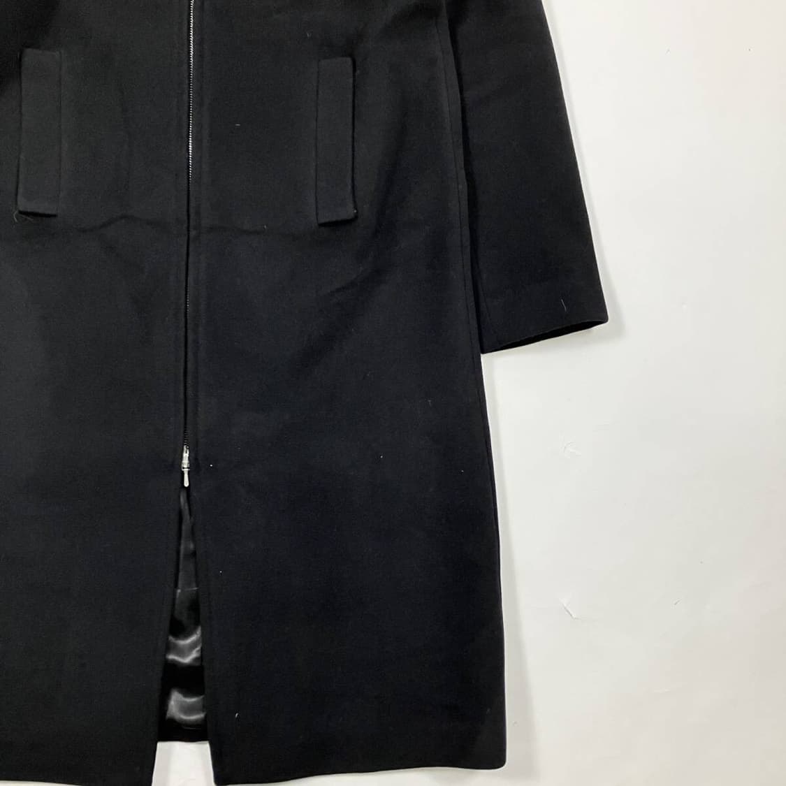 아네스베 riri zip 버클 하이넥 코트 상품이미지4