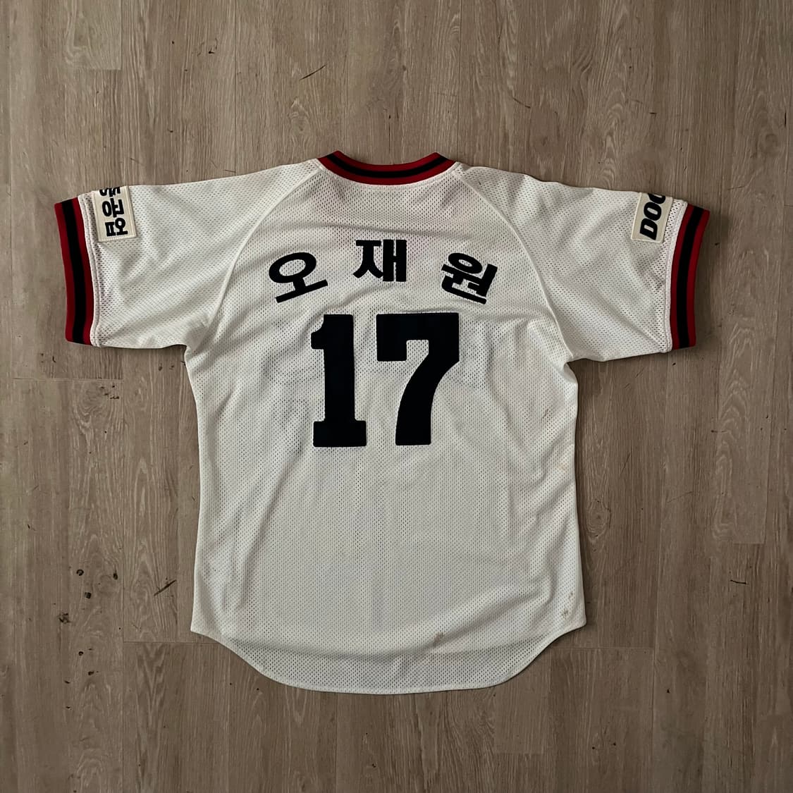 KBO 두산베어스 오재원 반팔 야구 유니폼 상품이미지5