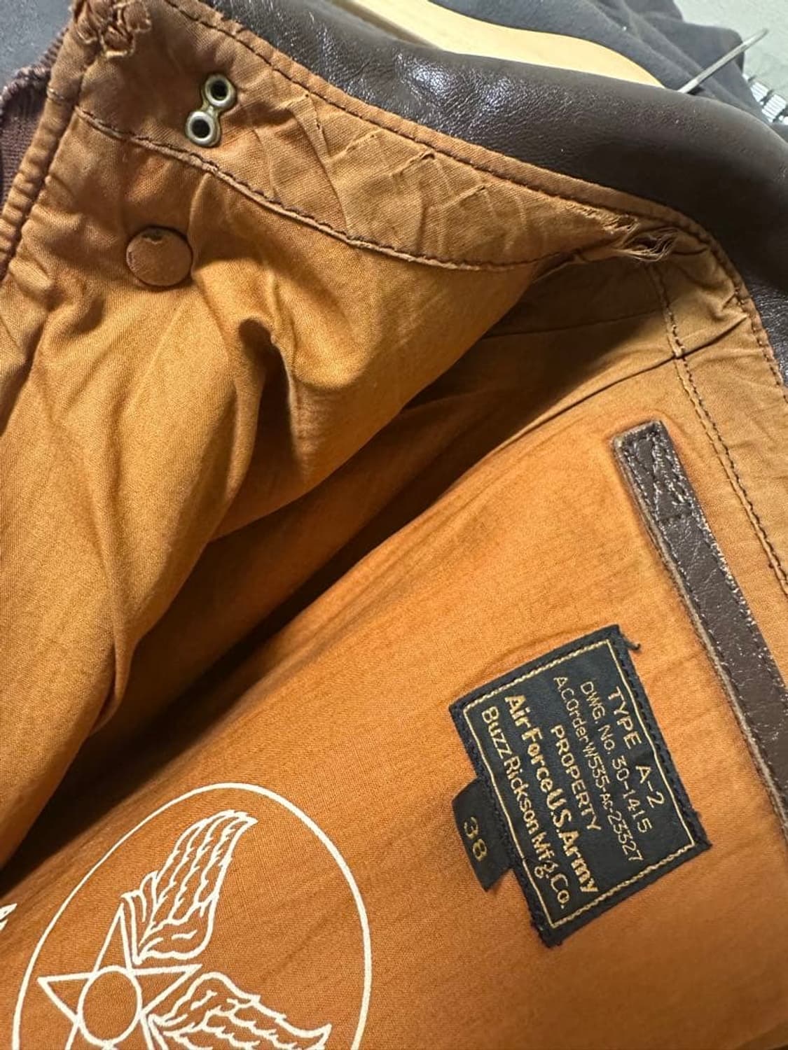 (38) 버즈릭슨 a-2 홀스하이드 가죽자켓 상품이미지7