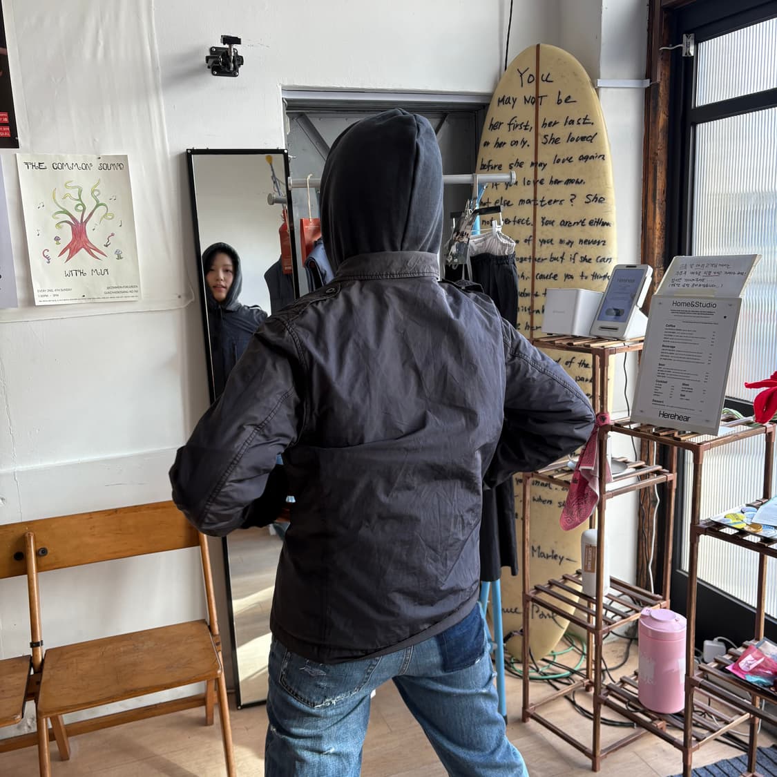 씨피컴퍼니 나일론 워치 윈도우 고글 자켓 상품이미지3